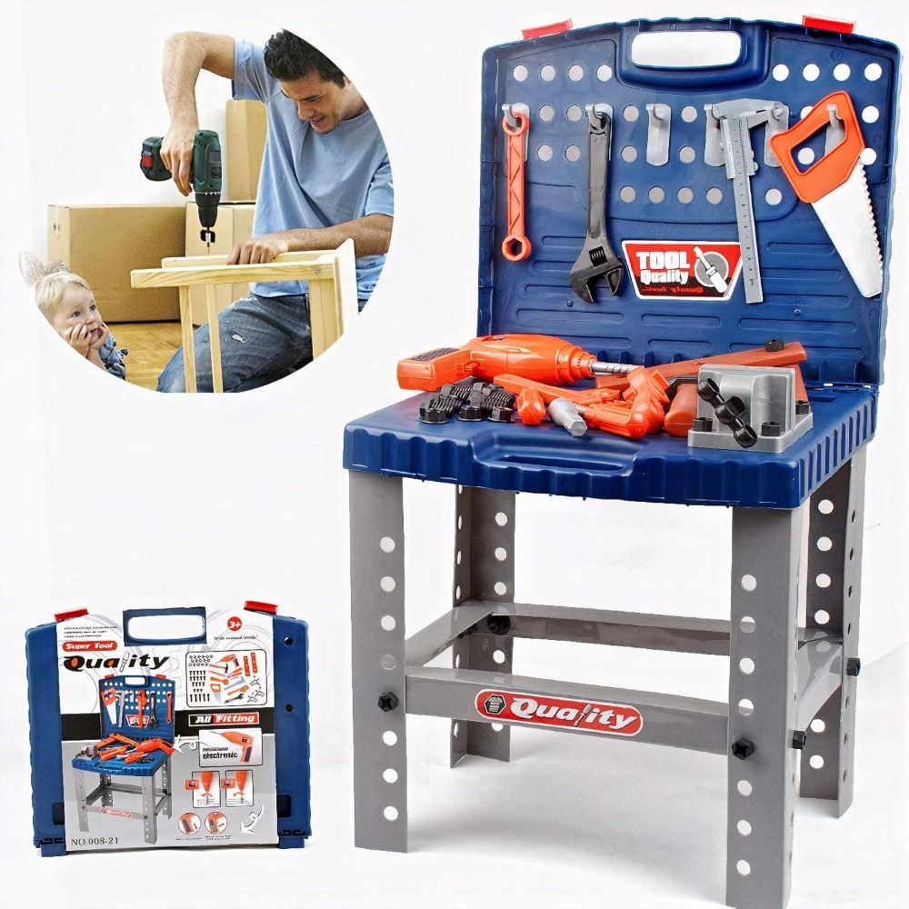 Детский игрушечный инструмент, – обзор и цена Tools Workshop For Kids