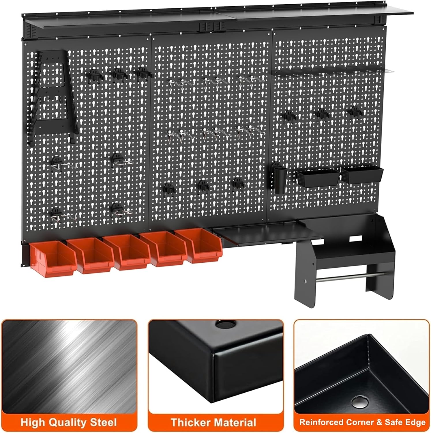 Металлическая перфорированная  – обзор и цена Workshop Tools.Hanging Board