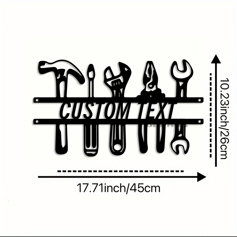Железный настенный рисунок в и – обзор и цена Workshop Tools And Names