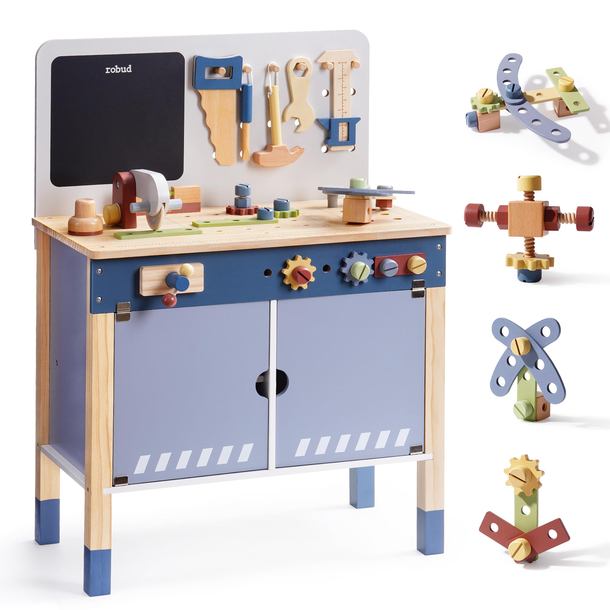 Деревянный игрушечный верстак  – обзор и цена Tools Workshop For Kids